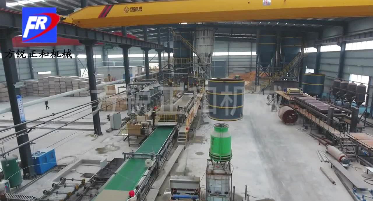 纖維水泥壓力板生產(chǎn)現(xiàn)場